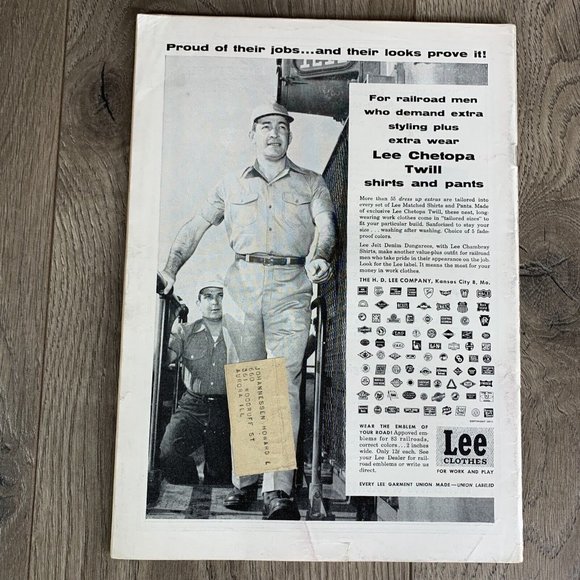 Brotherhood of Locomotive Firemen and Enginemen's Magazine 1955 Lot Of 3 May-Jul - Picture 5 of 7